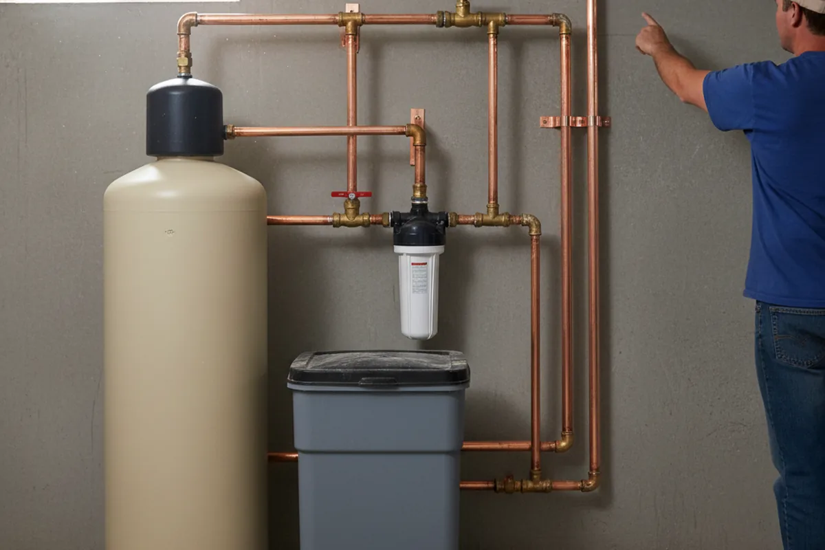 Whole-house water treatment system installed in Monticello